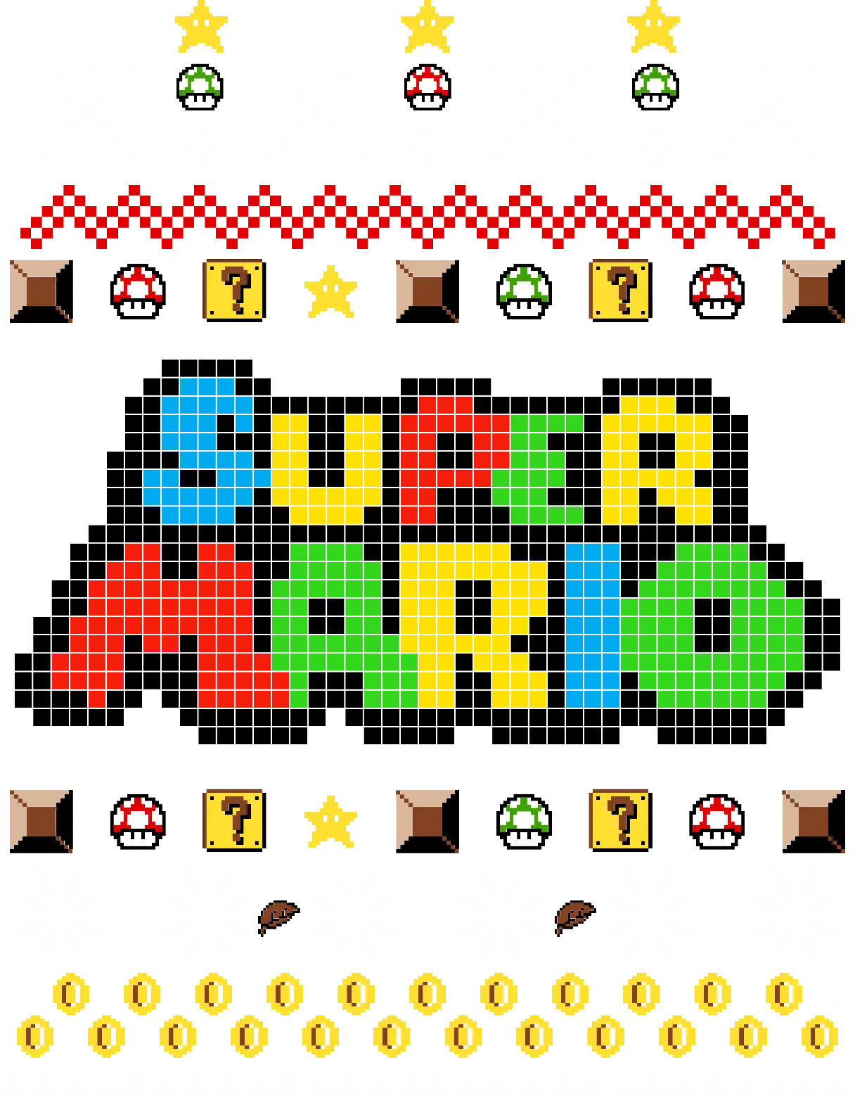 Mario Bros Navidad - Modelo 8